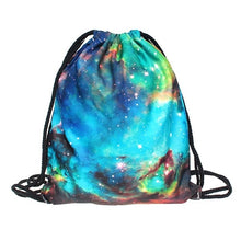 Load image into Gallery viewer, 3D Print Drawstring Backpack Rucksack Shoulder Bags Gym Bag Muti color