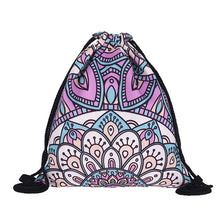 Load image into Gallery viewer, 3D Print Drawstring Backpack Rucksack Shoulder Bags Gym Bag Muti color