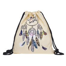 Load image into Gallery viewer, 3D Print Drawstring Backpack Rucksack Shoulder Bags Gym Bag Muti color