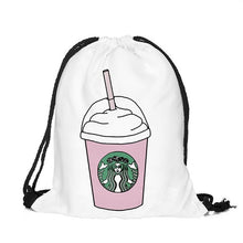 Load image into Gallery viewer, 3D Print Drawstring Backpack Rucksack Shoulder Bags Gym Bag Muti color