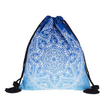 Load image into Gallery viewer, 3D Print Drawstring Backpack Rucksack Shoulder Bags Gym Bag Muti color