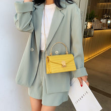 Load image into Gallery viewer, Stone pattern PU Leather Crossbody Bags For Women 2019 Mini Shoulder Messenger Bag With Metal Handle Lady Travel Totes